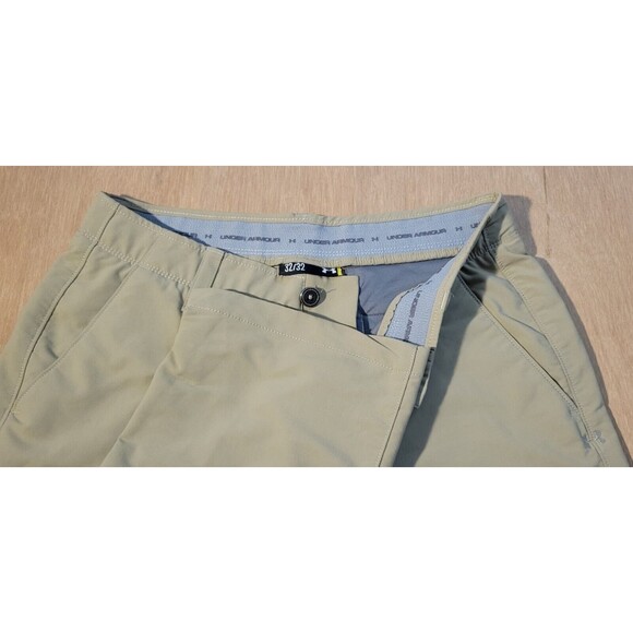 Under Armour Loose Men's UA Match Play Golf Pants Size 32x32 Beige - Picture 5 of 14